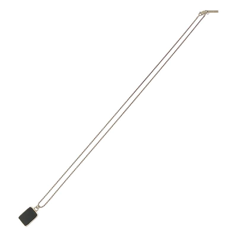 SOPHIE BUHAI / ソフィー ブハイ | RECTANGLE PENDANT SILVER ネックレス | シルバー/ブラック | レディース