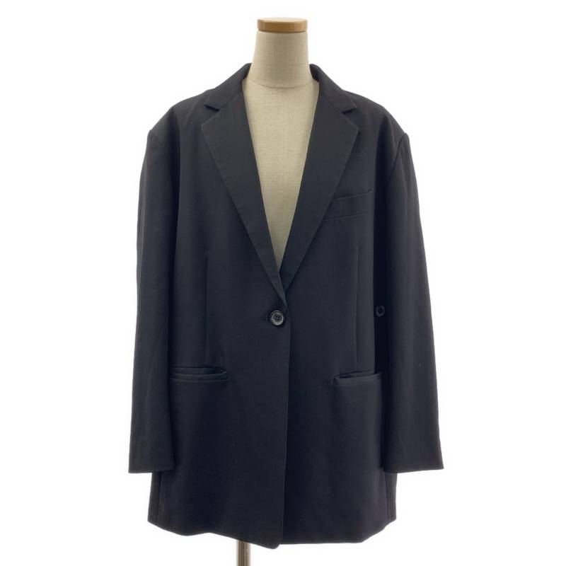 【美品】 rito structure / リトストラクチャー | バックスリット テーラードジャケット | 1 | ブラック | レディース