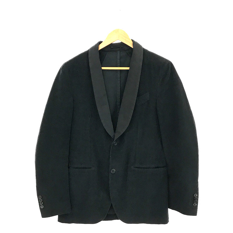 LARDINI / ラルディーニ | イタリア製 WHY NOT 2B コーデュロイ ショールカラー アンコン ジャケット | 46 | ネイビー | メンズ|KLD 店