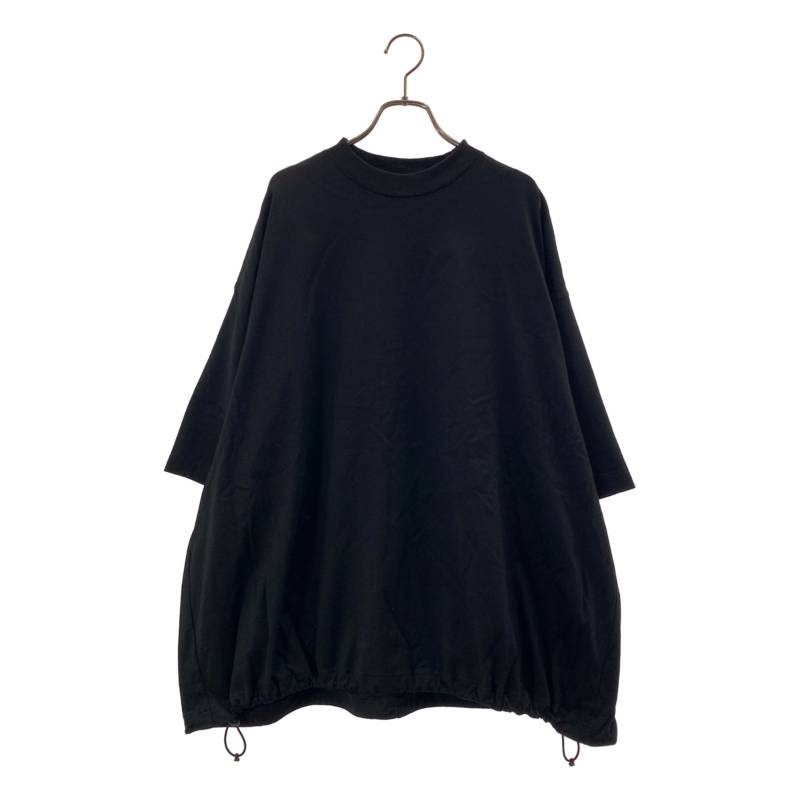 【美品】  is-ness / イズネス | BALLOON SHORT SLEEVE T-SHIRT バルーンショートスリーブ Tシャツ | L | ブラック | メンズ