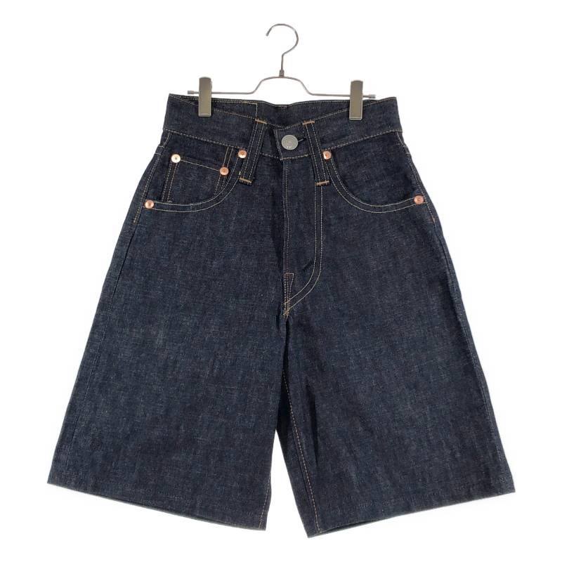 【美品】 KOOKY ZOO / クーキー ズー | JUVENILE DENIM HALF PANTS / J0049 ワイド デニム ショートパンツ ショーツ | 1 | インディゴ | レディース|KLD 店