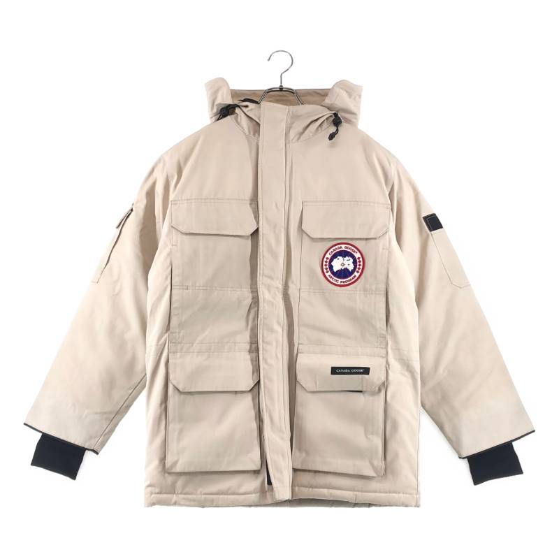 【美品】  CANADA GOOSE / カナダグース | EXPEDITION PARKA / 4660M エクスペディションパーカー 落ちこむ上衣 / 毛皮着脱可 | M | ベージュ系 | メンズ