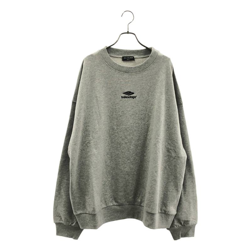 【美品】  BALENCIAGA / バレンシアガ | 3B Sports Icon 縫い ロゴタイプ 汗水 | XL | 薄墨色 | メンズ