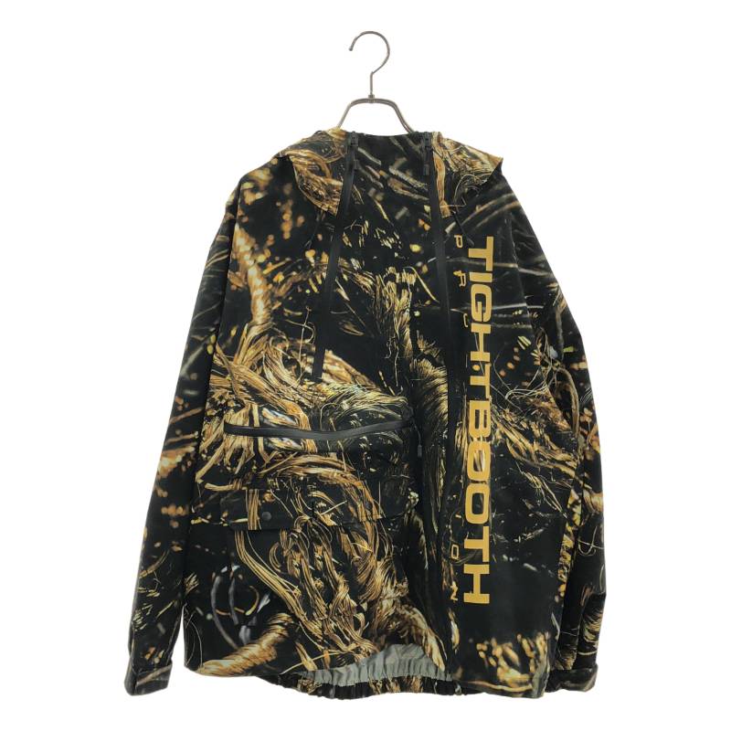 TIGHTBOOTH PRODUCTION / タイトブースプロダクション | 3 LAYER MOUNTAIN PARKA パーカ 上衣 | L | 黒いこと/黄色 | メンズ