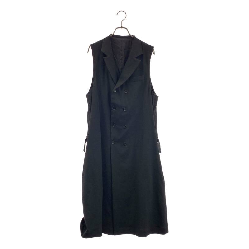 Ground Y / グラウンドワイ | 2020AW | Vintage Decyne Semi Double Long Vest ダブル ロングベスト | 3 | ブラック | メンズ｜KLD 店