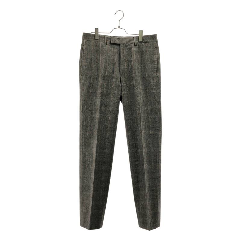 HERMES / エルメス | cashmere blend slacks / 羊毛 カシミール スラックス ズボン下 | 40 | 薄墨色 | レディース