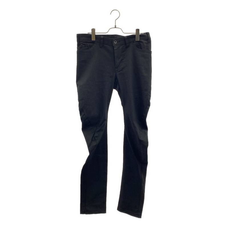 【美品】  JULIUS / ユリウス | 2024SS | DENIM INDIRECT SKINNY PANTS ストレッチデニムスキニーパンツ | 2 | 黒いこと | メンズ