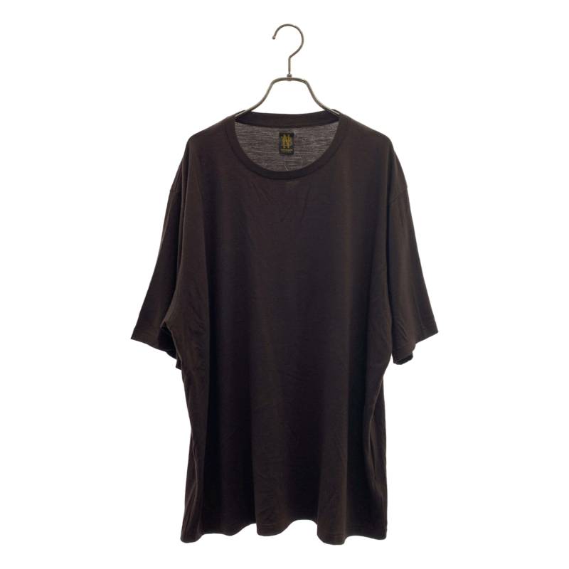 【美品】  BATONER / バトナー | L\u0027ECHOPPE 別注 Wool Tee WIDE プルオーバー | L | 赤銅色 | メンズ