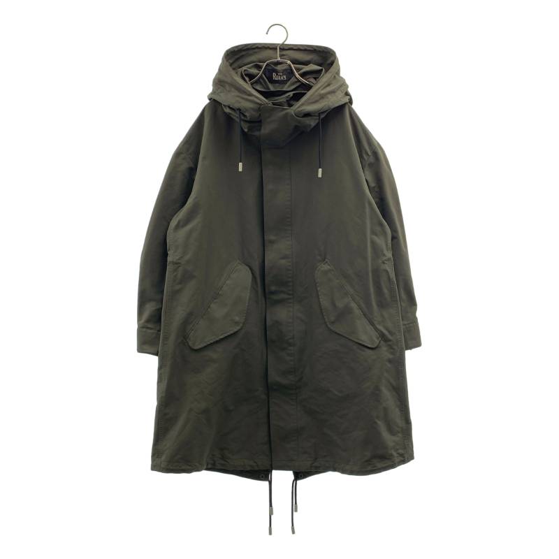 【美品】  THE RERACS / ザリラクス | ミリタリー ドローストリング モッズコート フーディ | 46 | カーキ | メンズ