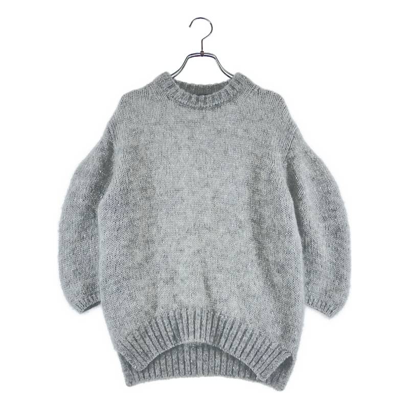 【美品】 Drawer / ドゥロワー | 2024AW | FALL2 3G モヘヤ ラメニット | 1 | グレー | レディース