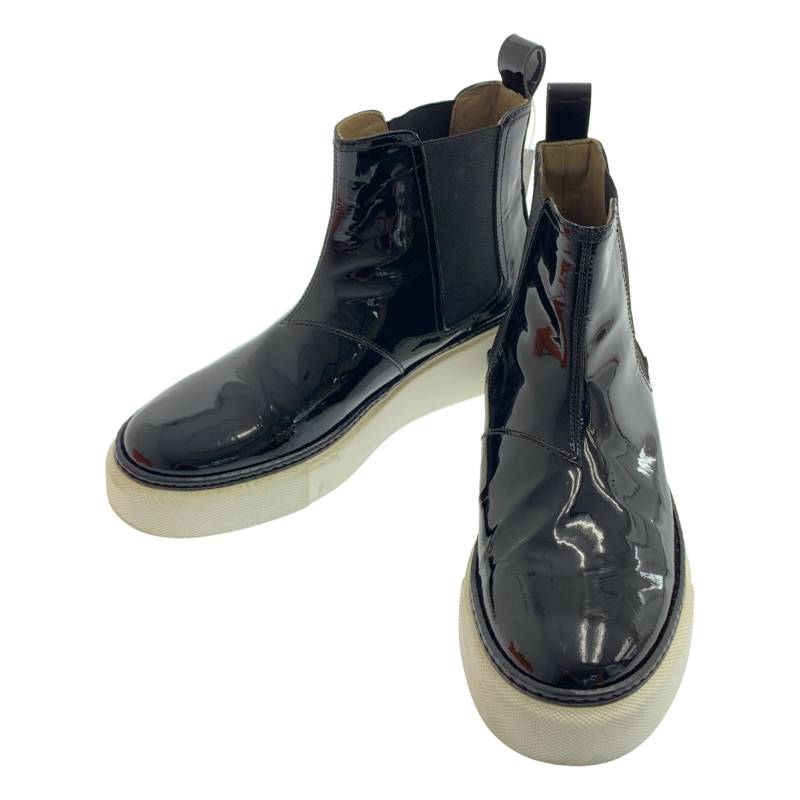 HERMES / エルメス | 専売特許なめし革 プラットホーム 態度ゴア ブーツ | 37 | 黒いこと | レディース
