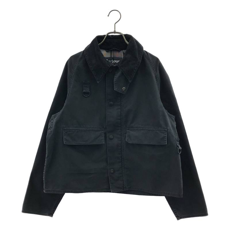 Barbour / バブアー | SPEY/スペイ ダック コットン ショートレングス ブルゾン | M | ブラック | メンズ｜KLD 店