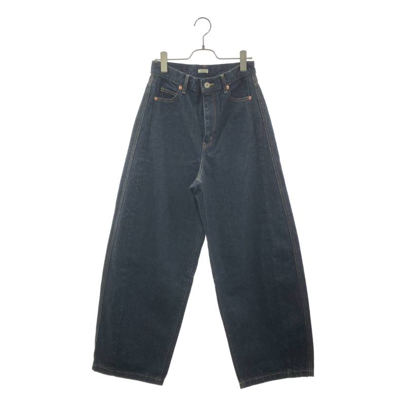 【美品】 CREDONA / クレドナ | WIDE BEETLE DENIM PANTS ワイド ビートル デニム パンツ | 2 | インディゴ | レディース|KLD 店