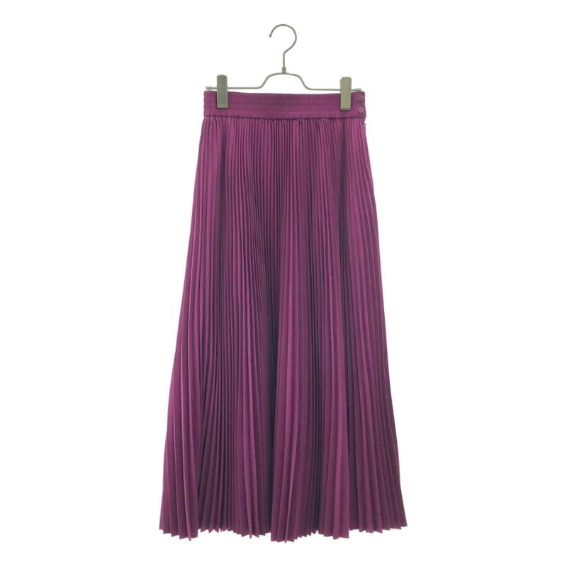 HYKE / 山歩き | 2023SS | TAFFETA PLEATED SKIRT タフタ 筋目スコート | 1 | パープル | レディース