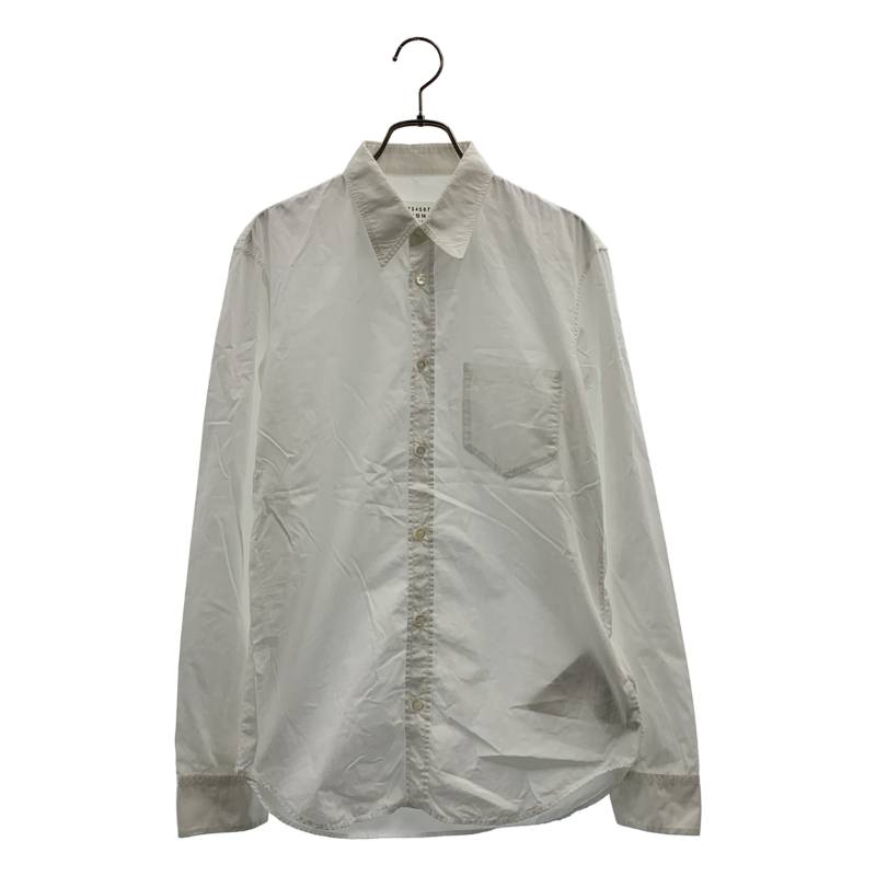Maison Margiela / メゾンマルジェラ | 2019SS | 綿織物 フェイクポケット プルオーバー | 38 | 白いこと | メンズ
