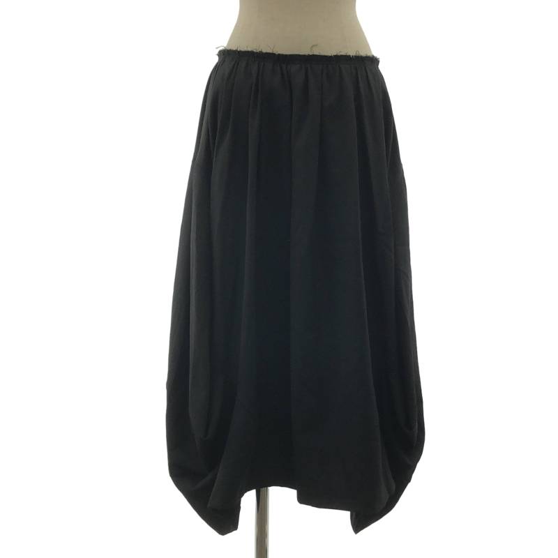 COMME des GARCONS COMME des GARCONS / コムコム | 2023SS | 裁ち切る産業 ギャザー うつり変わり 軽気球スコート | S | 黒いこと | レディース