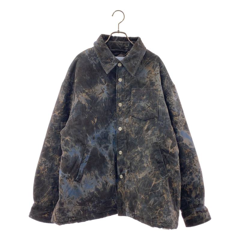 【美品】  BLUE MARBLE / 青色大理石 | PADDED OVERSHIRT キルティング裏地 パデッド プルオーバー上衣 | S | メンズ