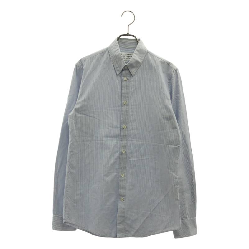 Maison Martin Margiela / メゾンマルタンマルジェラ | 2012SS | コットン ストライプ レギュラーカラー シャツ | 44 | ブルー/ホワイト | メンズ｜KLD 店 21,969円