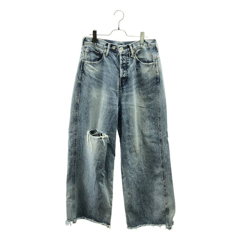 GOOD GRIEF / グッドグリーフ | L\u0027Appartement 取りまわし 2way baggy denim ジーンズ 名取り草飛球 ズボン下 | 2 | インディゴ | レディース