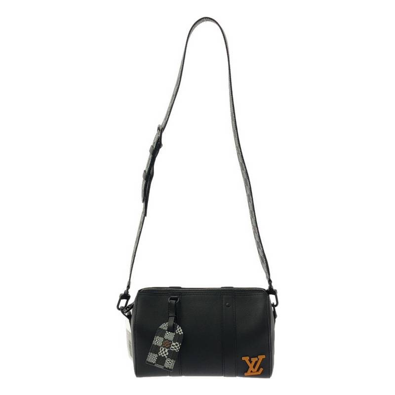 【美品】  Louis Vuitton / ルイヴィトン | ダミエ ディストーテッド シティキーポル ショルダーバッグ | 黒いこと | メンズ