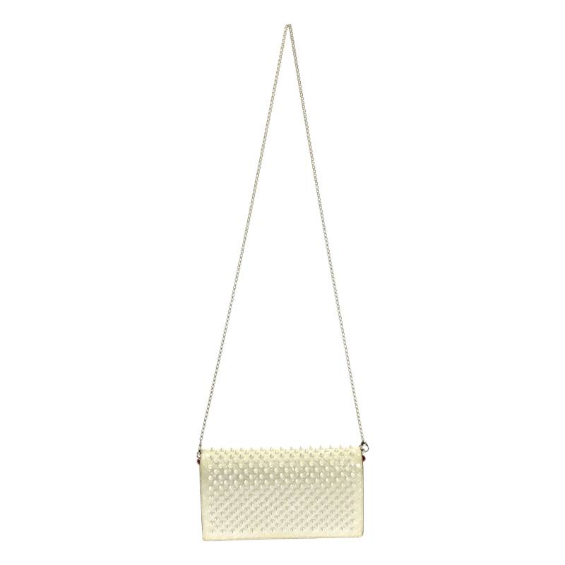 Christian Louboutin / クリスチャンルブタン | スパイク スタッズ チェーン店 ショルダーバッグ | 白いこと | レディース