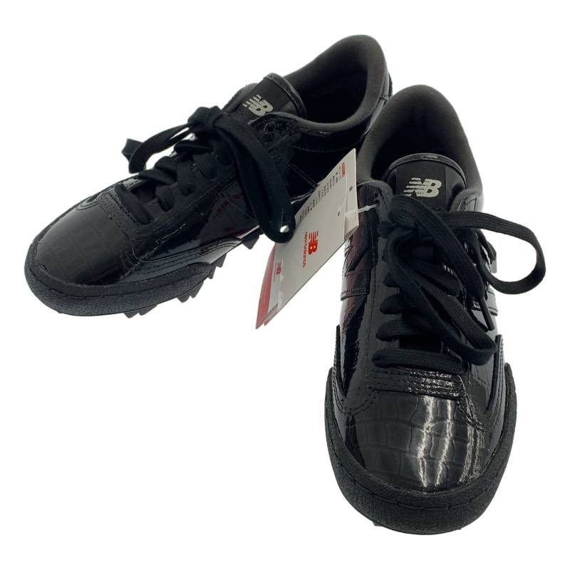 【美品】  New Balance / ニュー平衡にする | Gator Run なめし革 スニーカー | 22.5 | 黒いこと | レディース