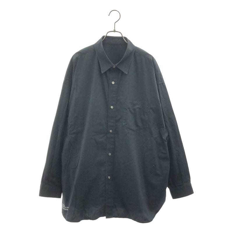 FreshService / 生新しいお持て成し | CORPORATE UNIFORM L/S SHIRT ロング捩り プルオーバー | M | 黒いこと | メンズ