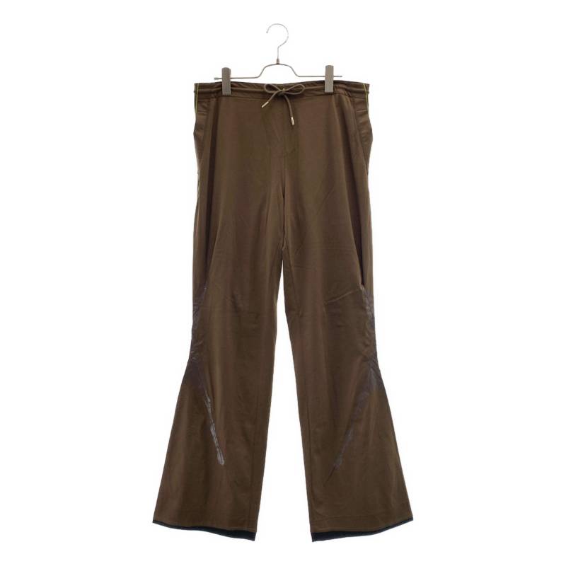 【新品】  Kiko Kostadinov / キココスタディノフ | 2025SS | ALEC K-DART JERSEY TROUSER Kダーツ ティーシャツ 太陽フレア トラウザー ズボン下 | 46 | 赤銅色×黒いこと | メンズ
