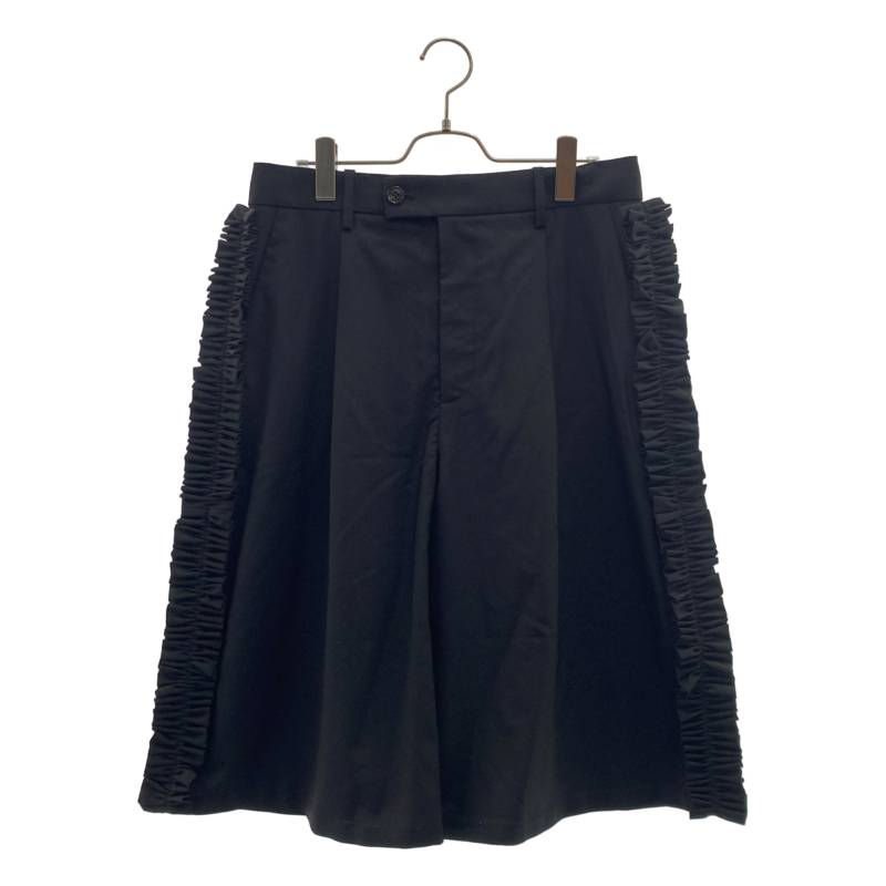 【美品】  VIVIANO / ヴィヴィアーノ | Ruffle Shorts 側面フラウンス ズボン下 | M | 黒いこと | レディース