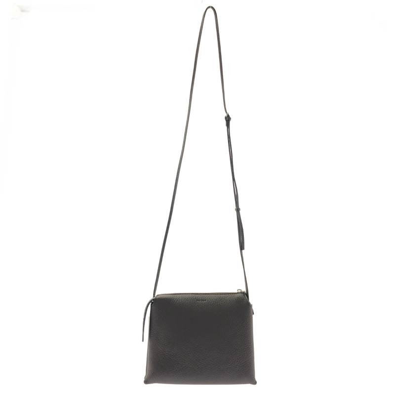 【美品】  THE ROW / ザロウ | NU MINI TWIN SHOULDER BAG なめし革 ミニ ツイン ショルダーバッグ | 赤銅色 | レディース
