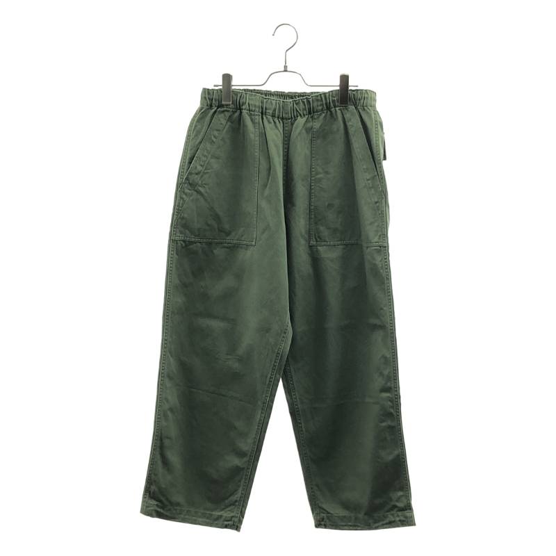 FreshService / 生新しい客あしらい | UTILITY BAKER PANTS 綿織物 ベイカーパンツ | M | カーキ | メンズ