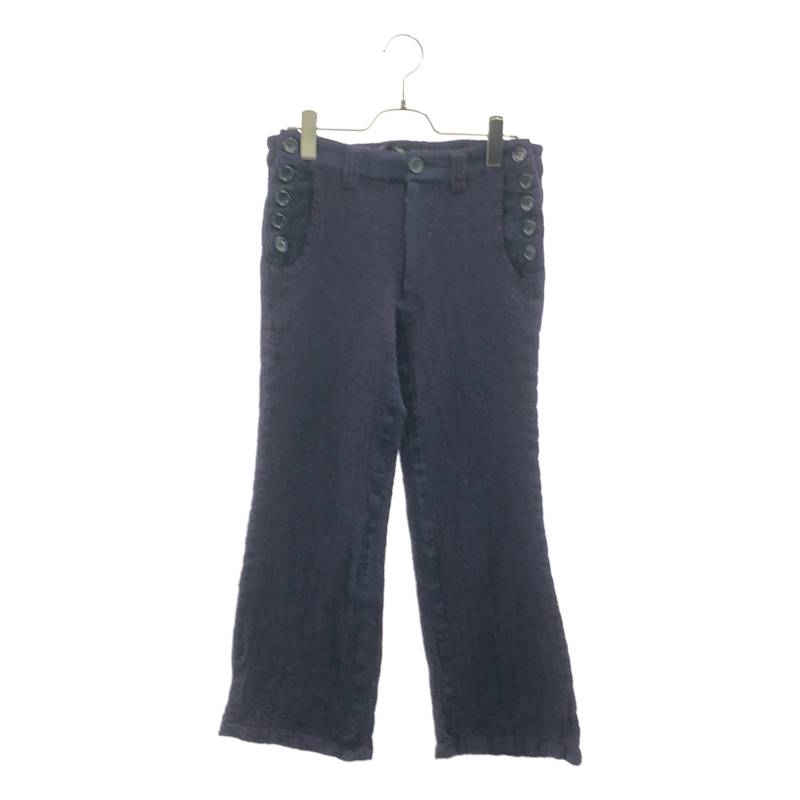 tricot COMME des GARCONS / トリココムデギャルソン | 2008AW | 羊毛 縮絨 側面名取り草 ズボン下 | S | パープル | レディース