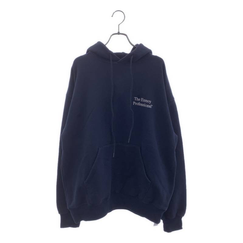 The Ennoy Professional / ザエンノイプロフェッショナル | 2022AW | PROFESSIONAL HOODIE / ロゴタイプ 汗水 フーディ | L | 米国海軍 | メンズ