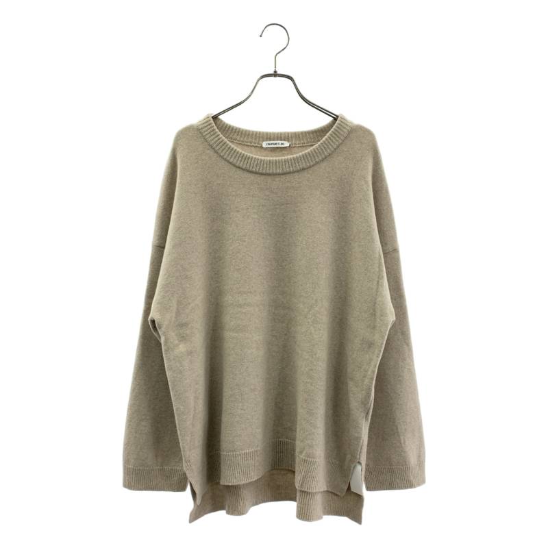 EVERYDAY I LIKE. / エヴリディアイライク | 2020AW | Deuxieme Classe  / COMFY / 労働者の一団のど首 ティーシャツ 編み物 プルオーバー | グレージュ | レディース