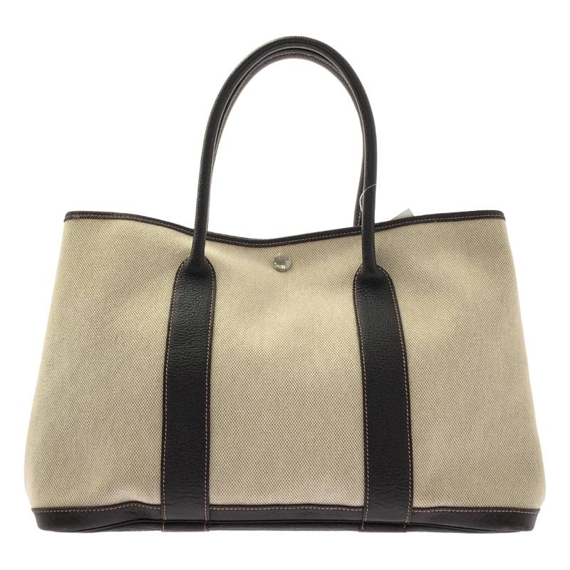 HERMES / エルメス | 2004年 | 苑地寄りあい PM トートバッグ | ベージュ/赤銅色 | レディース