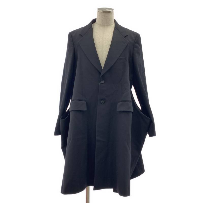 【美品】  COMME des GARCONS HOMME PLUS / コムデギャルソンオムプリュス | 2026SS | 羊毛 ギャバジン うつり変わり 上衣 | L | 黒いこと | メンズ