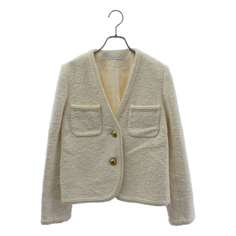 Col Pierrot / コルピエロ | Original Yarn Tweed ツィード上衣 | 36 | 象牙色 | レディース