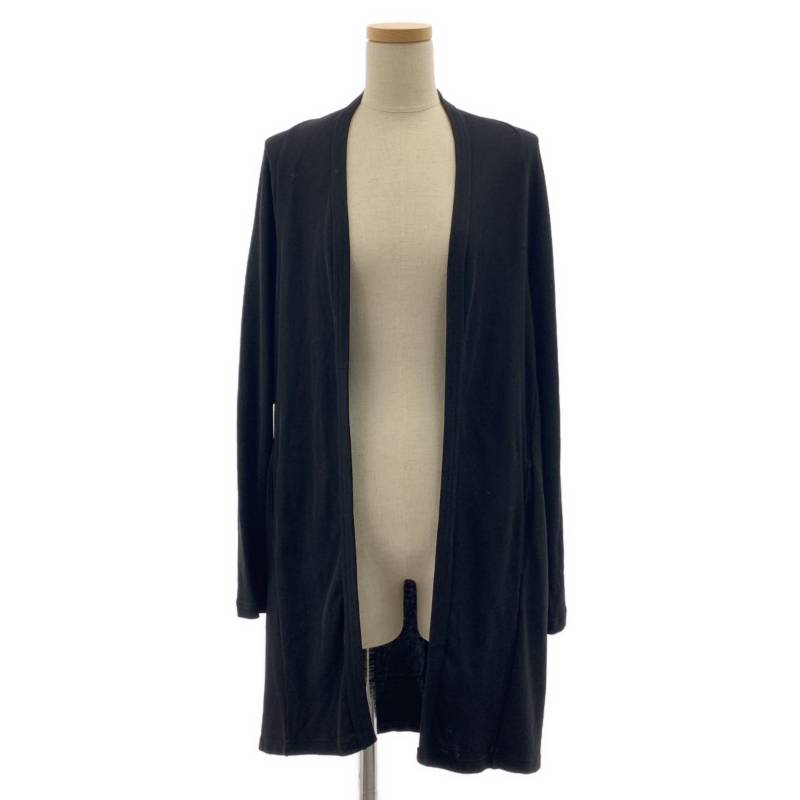 Yohji Yamamoto FEMME / ヨウジヤマモトファム | 2010SS | コットン ロングカーディガン | 2 | ブラック | レディース｜KLD 店