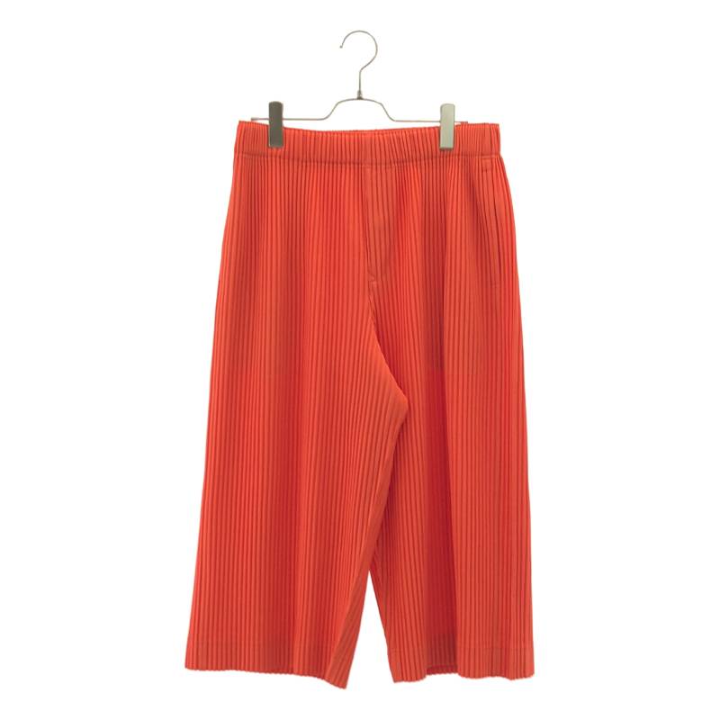 【美品】 HOMME PLISSE ISSEY MIYAKE / オムプリッセイッセイミヤケ | 2024AW | プリーツ ハーフパンツ | 2 | オレンジ | メンズ|KLD 店