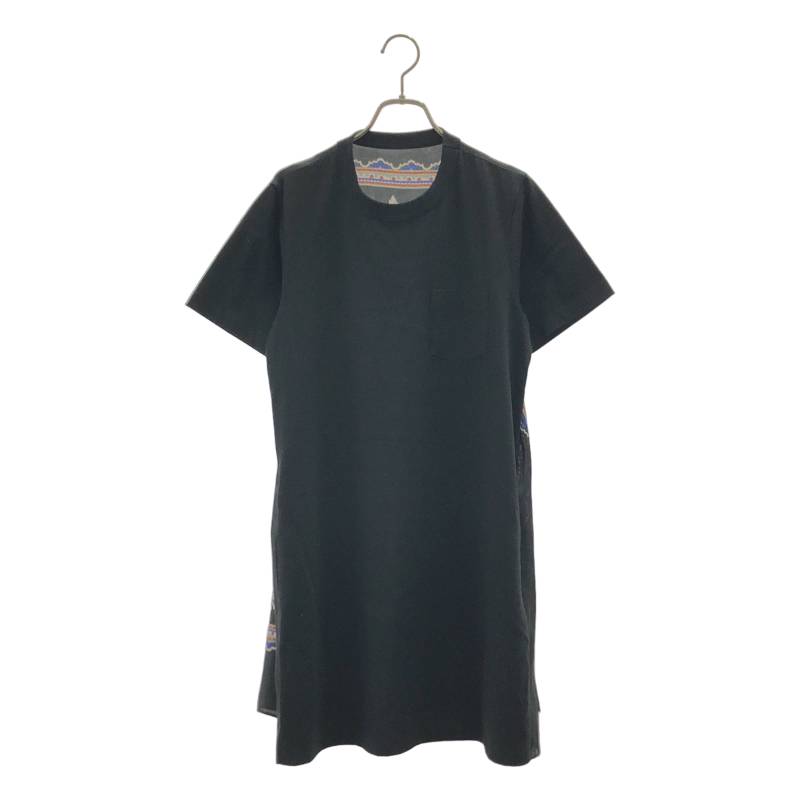 sacai / サカイ | ペイズリー &times; コットン プルオーバーワンピース | 2 | ブラック/ホワイト/ブルー | レディース｜KLD 店