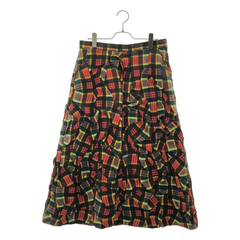 【美品】 TOGA / トーガ | 2024AW | Polyester twill plaid skirt / ポリエステルツイル チェックスカート | 38 | マルチカラー | レディース｜KLD 店