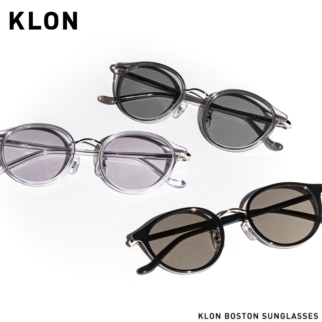 ポイント10倍 Klon Boston Sunglasses サングラス 夏 Uv 眼鏡 日差し おしゃれ ユニセックス メンズ レディース モノトーン カップル お揃い プレゼント ギフト 父の日 Andapt Com