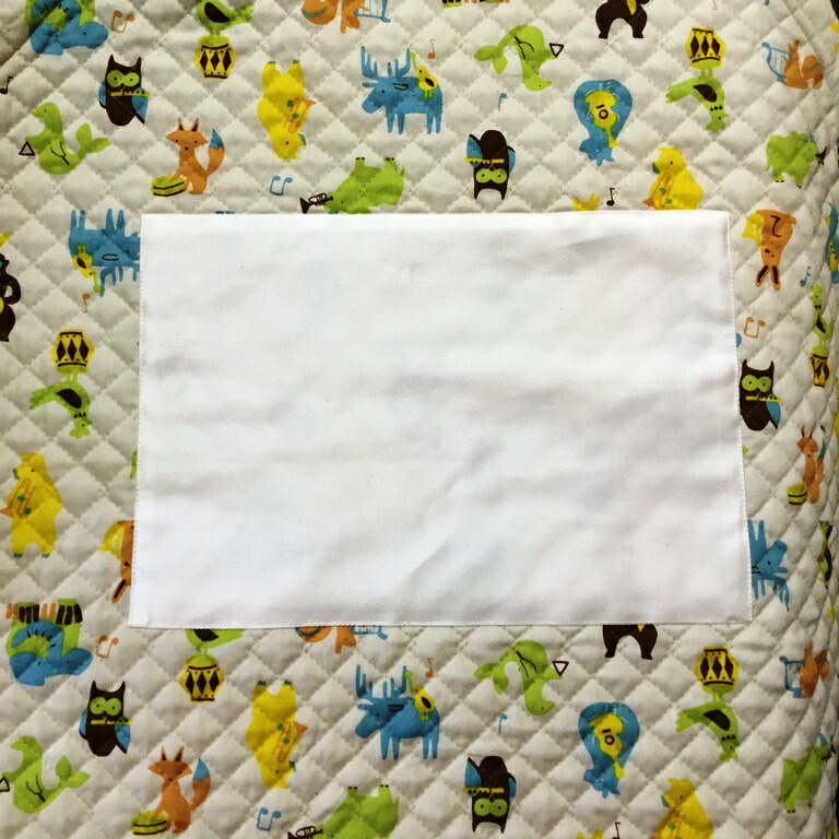 楽天市場 お名前用白布 縫い付け加工 生地代込 型紙と仕立ての店ｋｍファクトリー