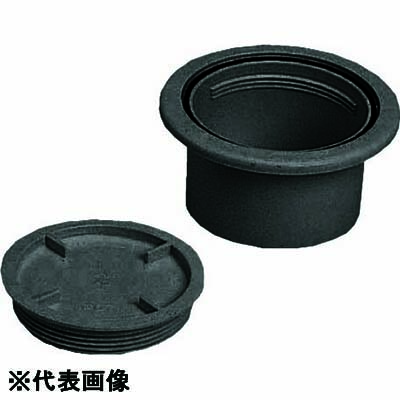 【倉庫自動出荷/365日出荷】未来工業 配管キャップ ブラック 取付穴径φ75 GHC-75K 50個 [MRI017411-50]｜ケイマテEX