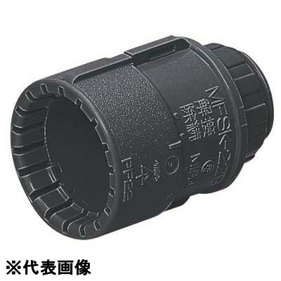 【バス発着場自動小銃さし出し/365日さし出し】未来工業 MFSK-22キーパー 100個 繋ぎ(PF管用) 黒 [MRI014325-100]