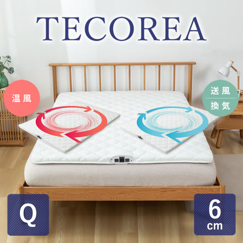 TECOREA テコ後ろ側 多役立つことマットレス 送風流行り物付【奥ふかさ6珊】【第一人者】【高手向かいマットレス】【高手向かい】【吸湿】【マットレス】【寝具】【大気圏】