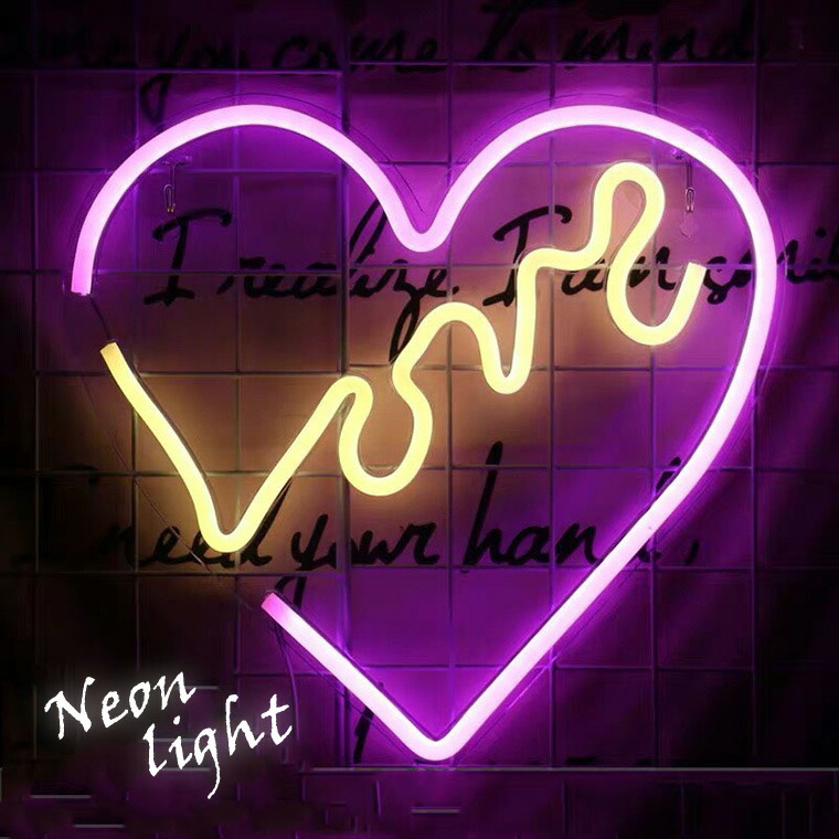 楽天市場】LED ネオンサイン Love USB電源 ネオンライト ネオン管
