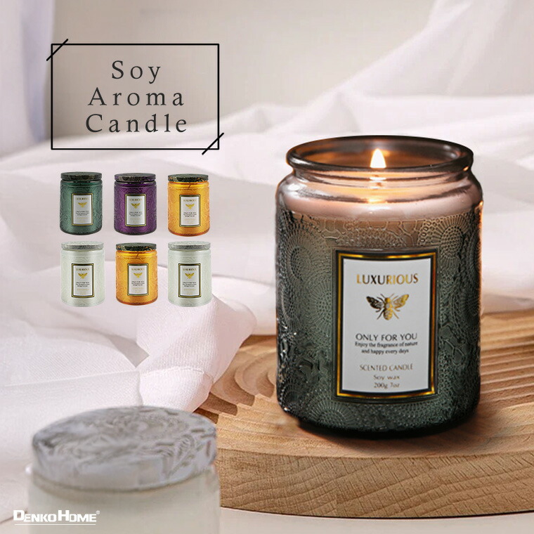 楽天市場】アロマキャンドル ソイキャンドル 天然素材 キャンドル