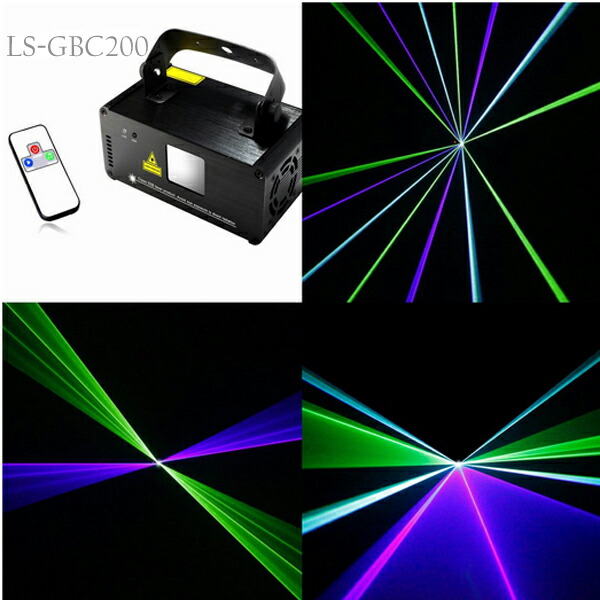 レーザーステージライト LS-RGB400 ライブ照明 ステージライト LS-RGB400 レーザーライト リモコン付き