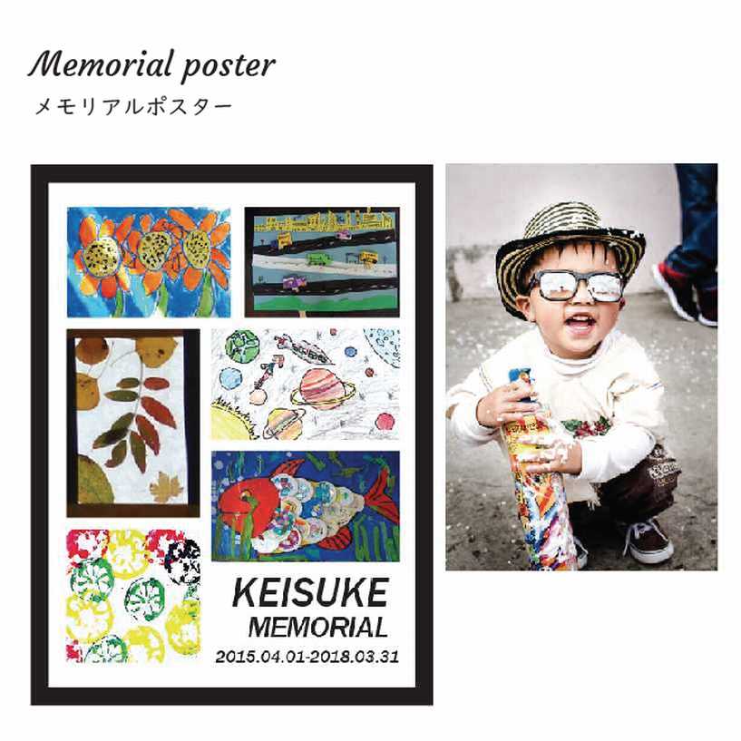 楽天市場 思い出作品をポスターに 子どもが幼稚園や保育園で作ってきた芸術をアートポスターに サイズ Bees Knees One